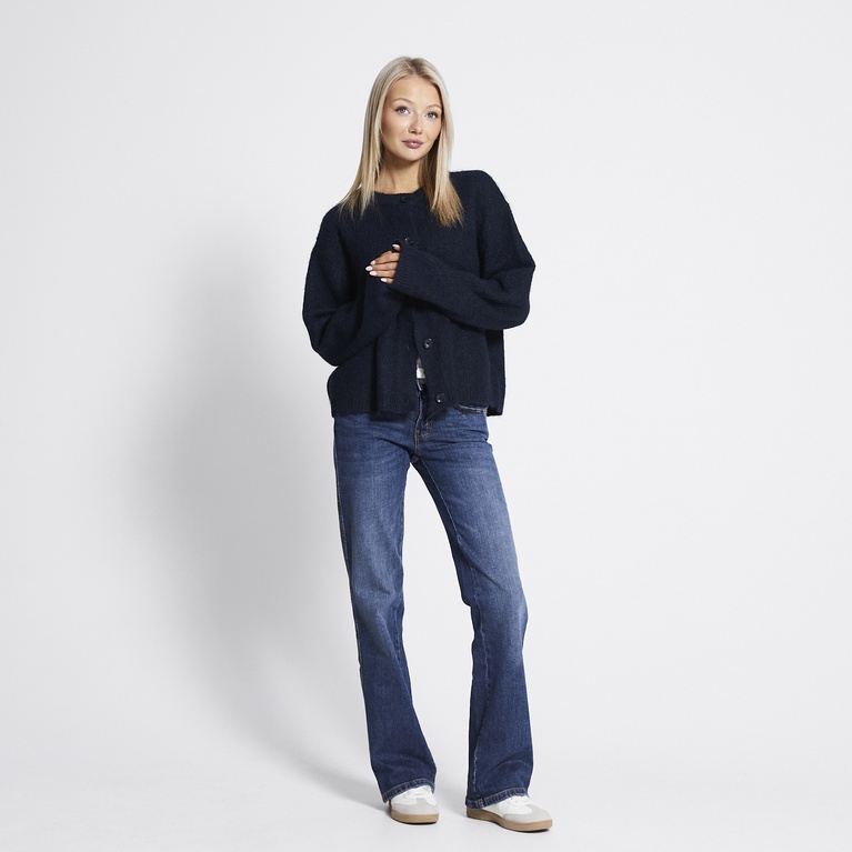 Knit cardigan "Alva" Dark Blue